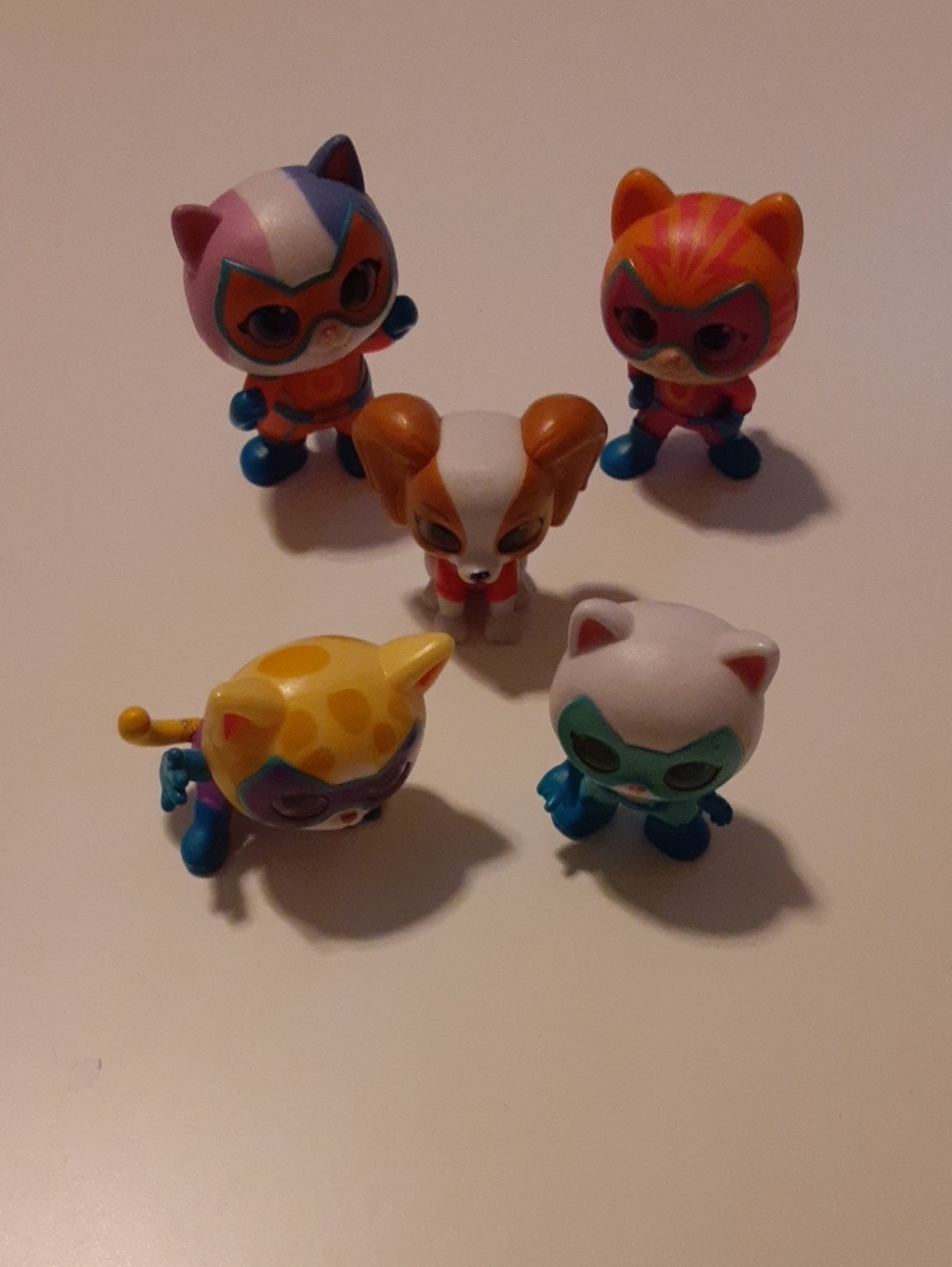 SuperKitties Hero Squad 5-Piece Figure Set, Kids Toys for Ages 3 up
